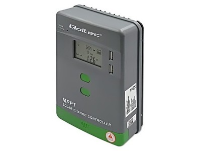 53661 Charge Controller 20A -20-55°C Features: Digital Display 12/24V QOLTEC