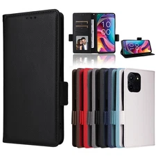 For TCL K33 5G, Luxury Wallet Flip Leather Stand Card Slots Soft Case Cover