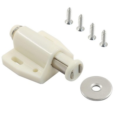 4 Pack Magnetic Touch Latch, Push Open Single Glass Door Magnetic Touch Latch...