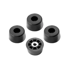 4 MEDIUM TALL ROUND RUBBER FEET .437 H X .875 D  FURNITURE, TABLES, CHAIRS, DESK