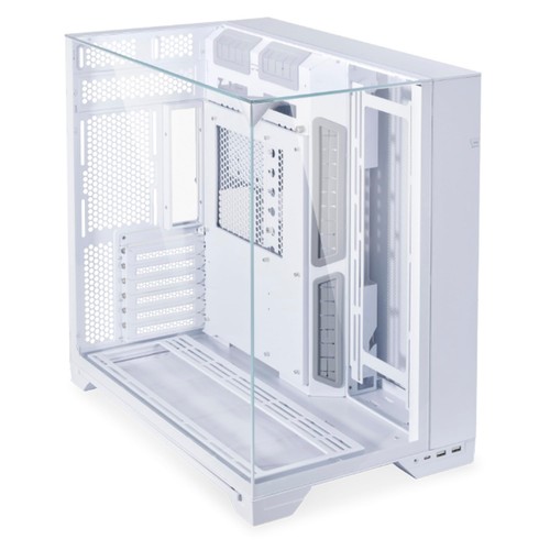 LIAN LI O11 vision white color Aluminum / Steel / Tempered Glass ATX Mid