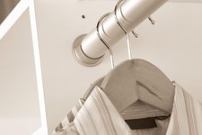 1 Pair TAG Hardware 1-5/16" Round Closet Rod End Supports with Installation scre