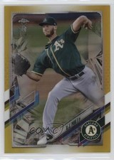 2021 Topps Chrome Ben Baller Edition Gold Refractor 47/50 AJ Puk #90 0sm9