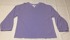 Athleta Girls Purple 3/4 Sleeve Round Neck Pullover Sweatshirt Size XXL/16