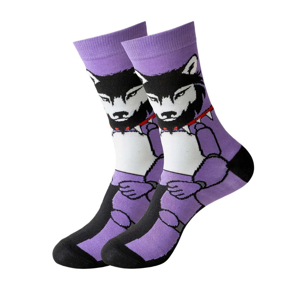 22 Pairs Of Cartoon Knitted Socks Are Novel, Fun, And Casual For Both Men And - Image 2 of 4