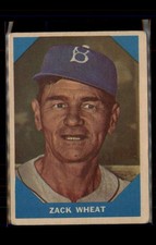 1960 Fleer Baseball Greats #12 Zack Wheat - ( pk2 )