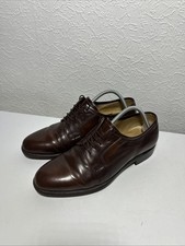 Samuel Windsor Classic Oxford Shoes In Brown Leather - Size Men’s UK 10