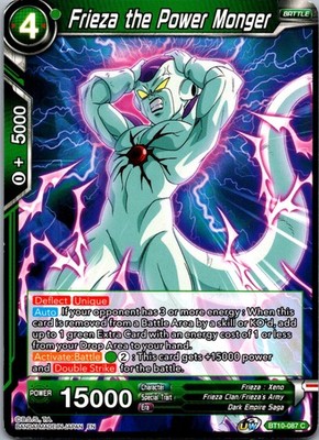 Frieza the Power Monger Normal Common Rise of the Unison Warrior BT10-087 LP