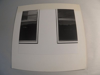 Abstract Reflection Silver Gelatin Print Modern Art Photography Mounted