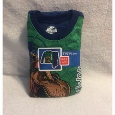 New with tags Jurassic Park Fleece pajamas 4/5 boys set