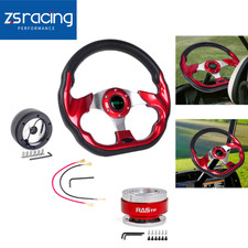 Red Steering Wheelquick Releasehub Adapter 186h For Volkswagen Vw Golf Jetta