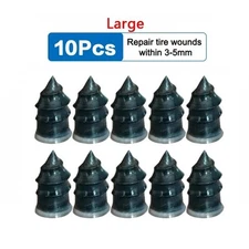 10X Car Tubeless Vacuum Tyre Puncture Repair Kit Screw Nails Tire Patch Plug Fix