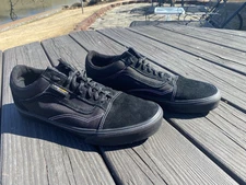 Vans Suede Cordura Advanced Fabric Mix Black Low Top Sk8 Old Skool Sneakers 