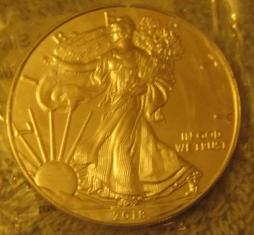 2018 American Eagle Silver Dollar Uncirculated, Littleton Coin co. Sealed