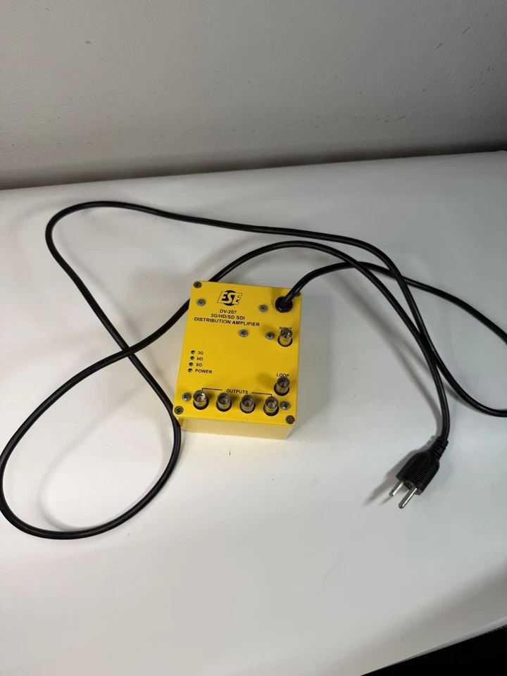 ESE DV-207/DC Portable 1x4 3G/HD/SD SDI Distribution Amplifier - Image 2 of 4