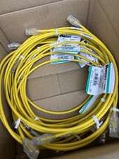 Lot of 8 Panduit UTP28SP5YL Cat 6 Performance UTP Patch Cord Yellow - Open Box