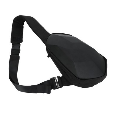 Polyhedral Sling Chest Bag Lightweight Large Capacity Cycling Shoulder Bag SET