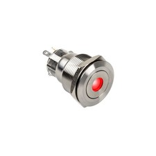 DimasTech Vandalism Switch/Button 22mm Silverline Dot RGB Steel PD211