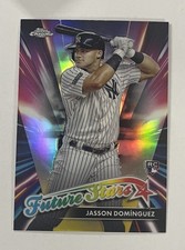 Jasson Dominguez 2024 Topps Chrome Future Stars Cards Yankees RC
