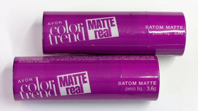 Avon Color Trend REAL MATTE ''WINE'' Lot of 2 ~ BRAND NEW