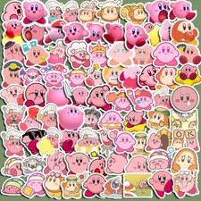 Kirby Stickers 10 Pack Set Nintendo Sticker Decal Set 1.5 Inch Average Size - US