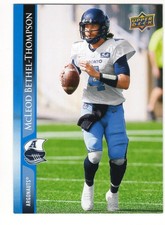 2021 UD CFL McLeod Bethel-Thompson #147 BLUE Parallel Argonauts Sacramento State