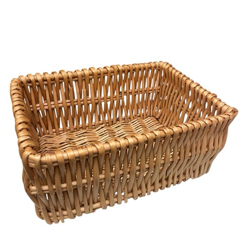 "Cesta de mimbre de almacenamiento rectangular 9"" x 12"" x 5""" - Imagen 2 de 9