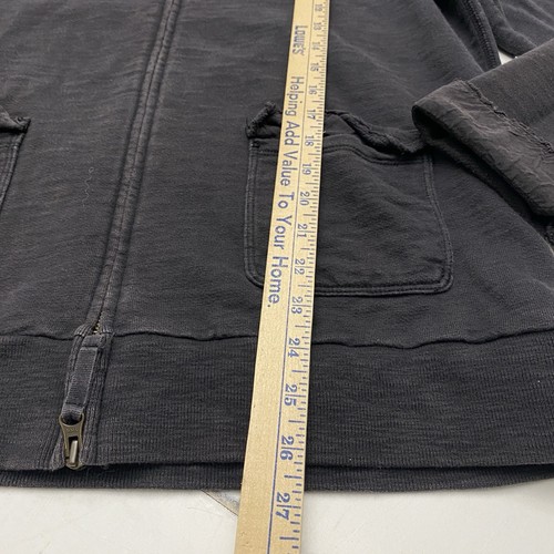 J.Crew Hoodie grau gerumpelt French Terry Full Zip Damen XL Outdoor Activewear - Bild 10 von 11