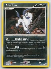 Pokemon Card Absol Rare Secret Wonders 21/132