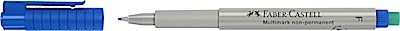 Faber Castell Marker Multimark Non-Perm. F Blau,-image