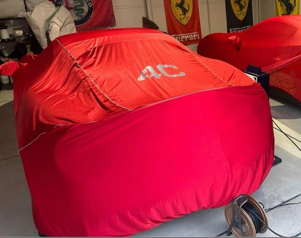 【Rare / Excellent 】 Alfa Romeo 4C Genuine OEM 50529285 Red Body Cover w/ Bag - Изображение 3 из 4