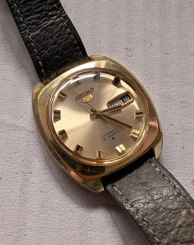 Seiko 5 Automatic Gents Vintage Watch 6119-7103 Working