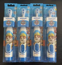 Paw Patrol Rubble Electric Toothbrush, Lot of 4