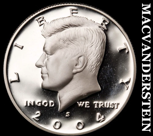 2004-S Silver Kennedy Half Dollar - Choice Gem Proof  Lustrous  #i6485