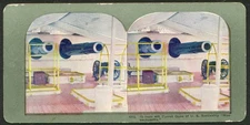 13-in Aft Turret U S S Massachusetts stereoview 1900s