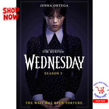 Wednesday 2025 DVD Season 2 TV Series High Quality All Region Free Shipping