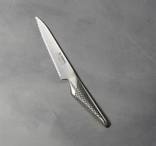 Global 6 Inch Serrated Utility Knife. NIB