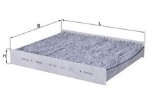 MAHLE Innenraumfilter LAK 293 Aktivkohlefilter für VOLVO FORD V50 C30 C70 S40 2