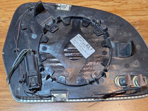 Audi B8 A4 A5 A6 A8 left side mirror glass auto dim heated 2009 8T0857535F LEFT - Bild 4 von 9