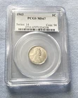 1943 1C Lincoln Steel Wheat Cent PCGS Graded MS 67