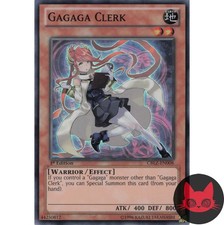 Yugioh Gagaga-Schreiber CBLZ-DE008 Super Rare 1. Auflage NM