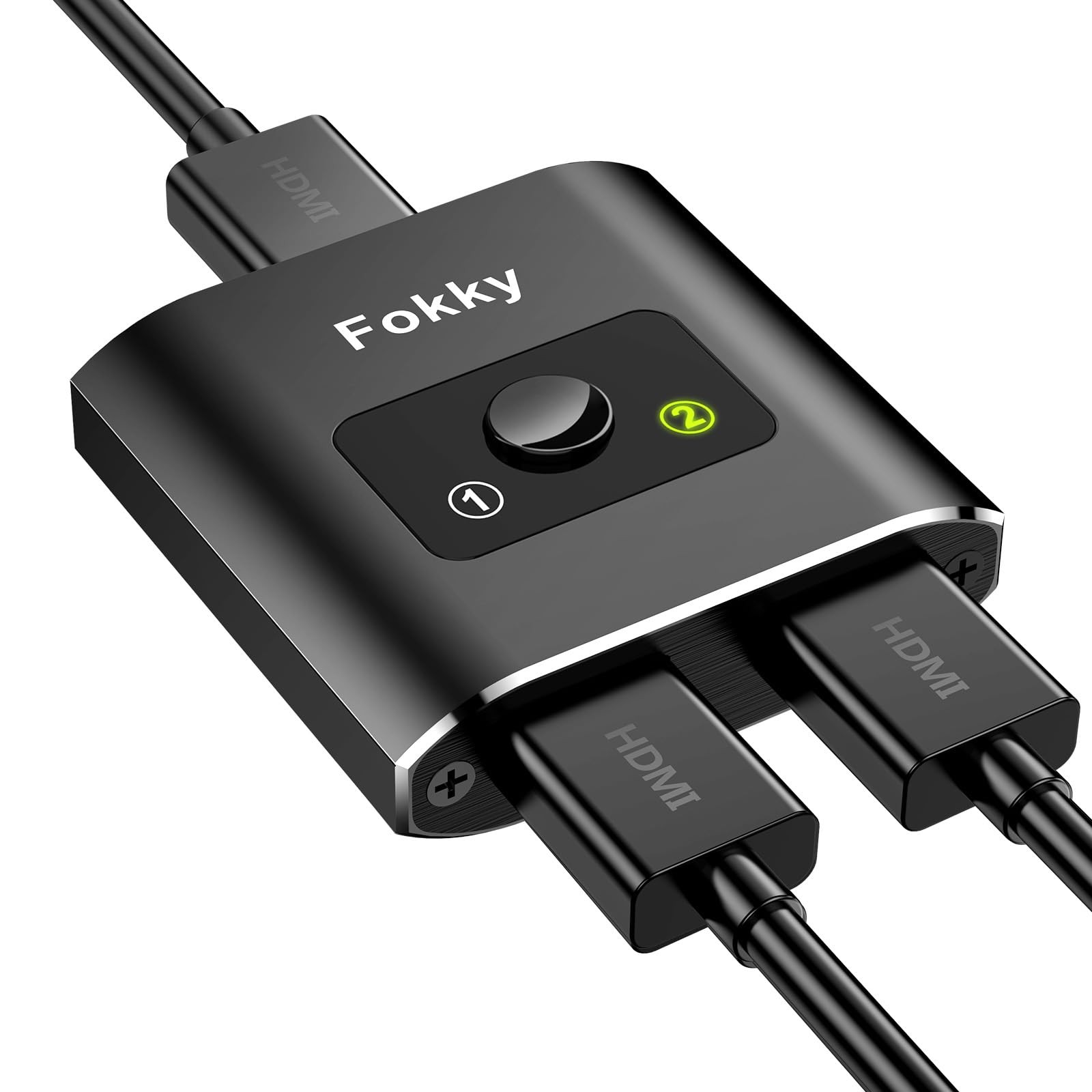HDMI Switch 4K@60Hz, Bidirectional Hdmi Splitter 2 in 1 out / 1 In 2 out