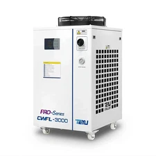 USA TEYU CWFL-3000BN Industrial Water Chiller for 3000W Fiber Laser 1P 220V 60Hz