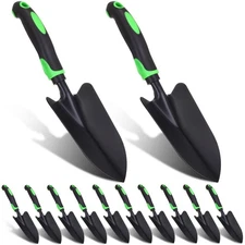 12 Pcs Garden Shovel Aluminum Alloy Heavy Duty Trowel Garden Tool Small Shove...