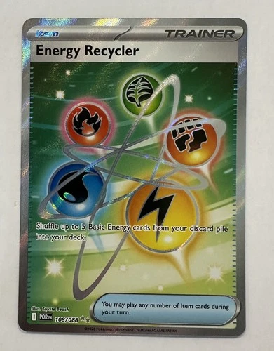 Energy Recycler 108/088 - ME: Perfect Order - Full Art Item - NM - Pokemon Card