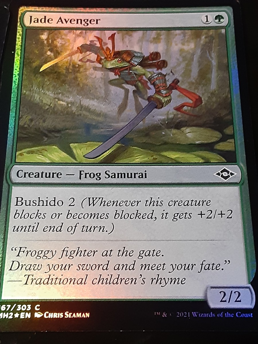 Jade Avenger FOIL , Modern H 2 , NM , MTG, FREE SHIPPING | eBay