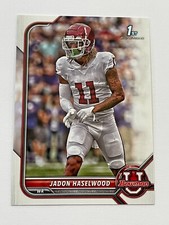 2022 Bowman U Football 1st Bowman #23 - Jadon Haselwood - Philadelphia Eagles