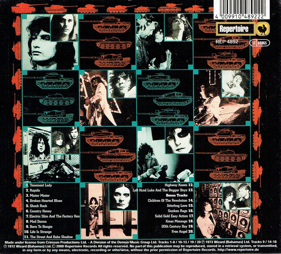 (CD) T. Rex - Tanx - Born To Boogie, Children Of The Revolution,20th Century Boy - Bild 2 von 2