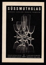 3w6601/ Alte Reklame von 1959 &ndash; S&Uuml;SSMUTHGLAS &ndash; Immenhausen