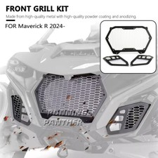 Kit de parrilla delantera negra accesorios 3 piezas ﻿Nuevo UTV para Can-Am MAVERICK R 2024 2025